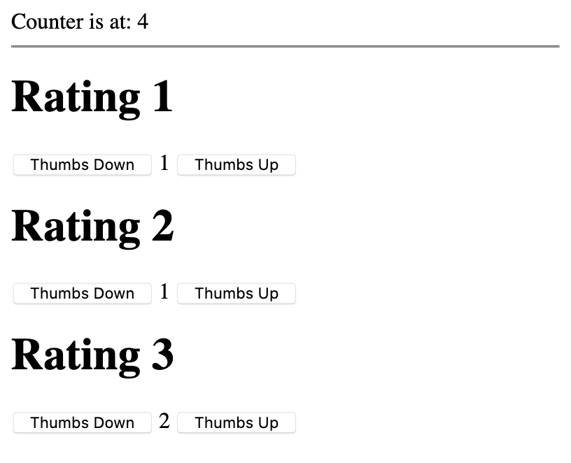 Component with bound data properties